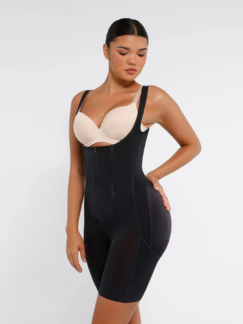 U-Shaped Bust Support Two Steel Bones Waist and Abdomen Control Shapewear