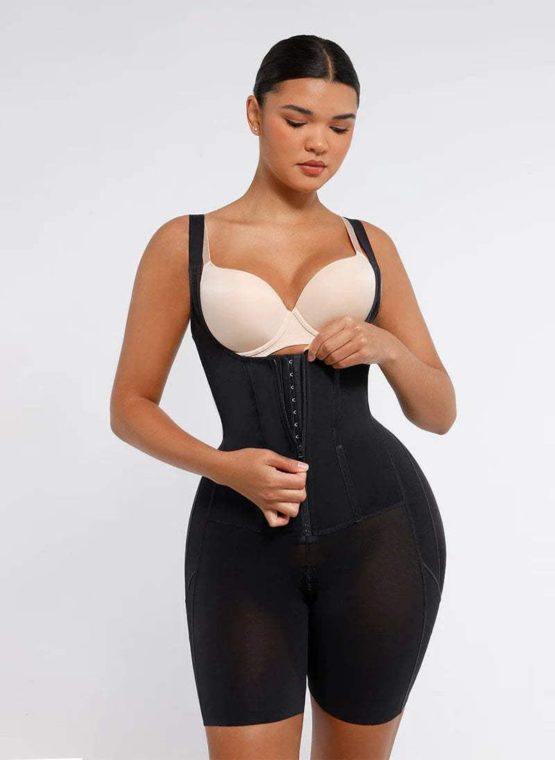 U-Shaped Bust Support Two Steel Bones Waist and Abdomen Control Shapewear